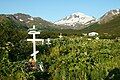 Cemetery in False Pass, Alaska.