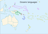 Range of the Oceanic languages