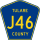 County Road J46 marker