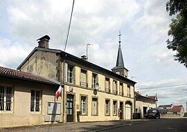 The town hall in Vaudoncourt