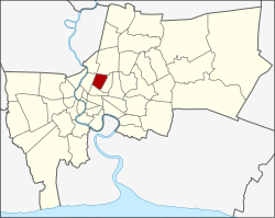 Khet location in Bangkok