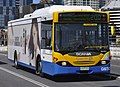 Scania L94UB (G650) is seen crossing Victoria Bridge heading towards Cultural Centre. The last bus of this type was retired in October 2020.