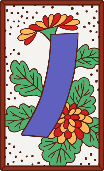 File:Hanafuda September Tanzaku.svg