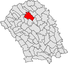 Location in Botoșani County