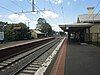 Southbound view from Platform 1 at Highett station