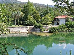 Beach and motel Jazina in Lastva near Trebinje, Herzegovina