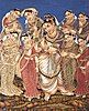 Krishna with eight wives