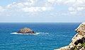 Puffin island seen from Pentire Point.