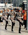 Honor parade of the NVA in front of the "Neue Wache" in Berlin on "Unter den Linden" in 1990