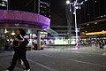 Night view of the Plaza Diego Ibarra