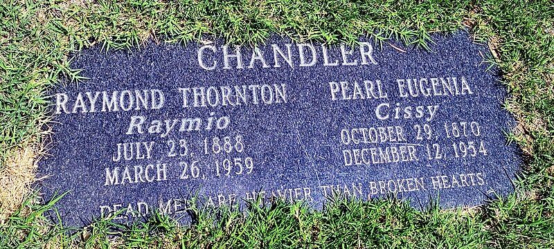 File:Raymond Chandler gravestone.jpg