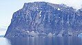 Qingaarsuaq, the northwestern cape and pillar, a breeding site for thousands of fulmars[4]