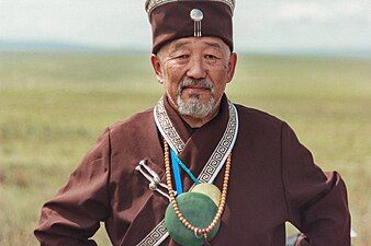 Tuvan traditional shaman.