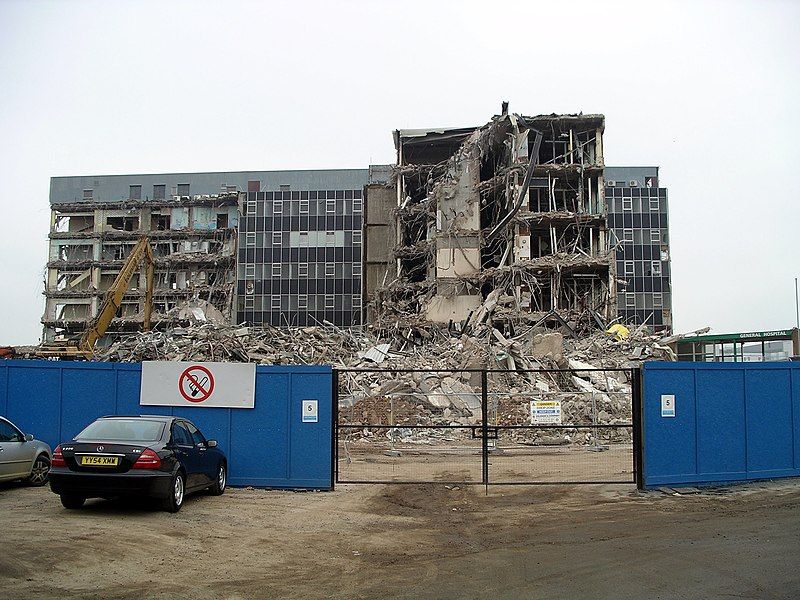 File:Walsgrave hospital demolition.JPG