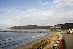 Avila Beach, with Point San Luis at left