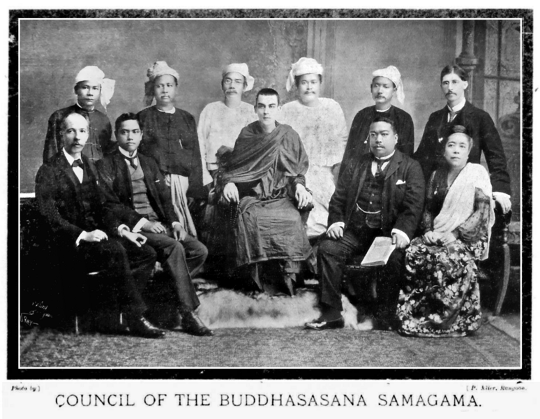 File:Council-of-the-Buddhasasana-Samagama--Ananda-Metteyya--March-1904.png