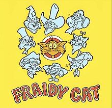 A promotional cel for Fraidy Cat