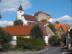 Saint Matthew Church and Hiltpoltstein Castle