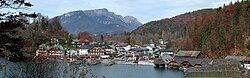 View of Königssee harbor