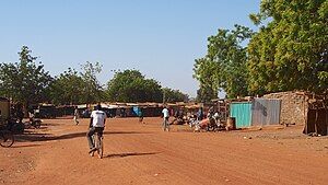 downtown Lâ-Todin with the central market in the background