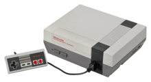 Nintendo Entertainment System with controller