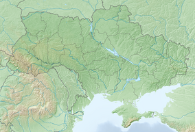 Map showing the location of Desna-Stara Huta National Nature Park