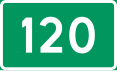 National Road 120 shield