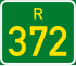 Regional route R372 shield