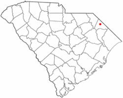 Location of Lake View in South Carolina