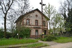 Railway station in Székkutas