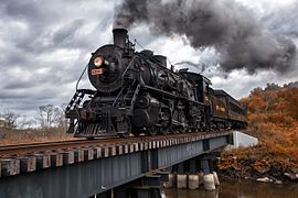 No. 3025 hauling an excursion for the VALE, November 6, 2015