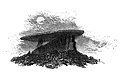 A sketch of the quoit showing the large roof as it once was (1754)