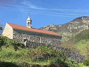 The 19th-century Holy Savior Church in Karmrakuch