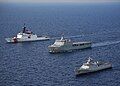 KRI Iskandar Muda, KRI Banda Aceh, and USCGC Waesche in Java Sea on 6 Jun 2012.