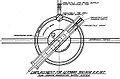 Plan view of a Bettung mit Eisenunterbau emplacement