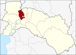 District location in Chachoengsao province