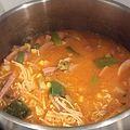 Homemade Budae jjigae