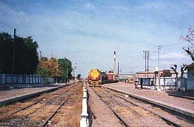 Godoy Cruz railway station, when it was operated by Ferrocarriles Argentinos