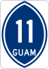 Guam Highway 11 marker