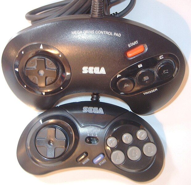 File:Mega Drive Controllers.jpg