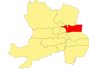 Location of the ward