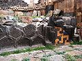 Hexagonal pattern detail on the apse of S. Astvatsatsin