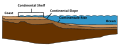 Image 47Profile illustrating the shelf, slope and rise (from Demersal fish)