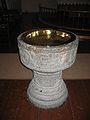 Church baptismal font