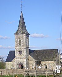 The church in Saint-Gilles-des-Marais