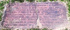 The oldest gravestone in Eastern Connecticut.