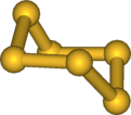 Ball and stick model of hexathiane