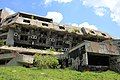 Ruins of Hotel Igman on the mountain