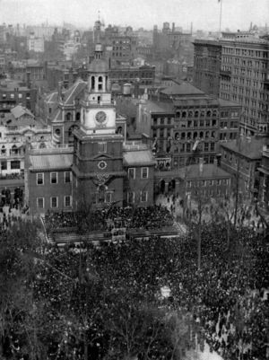 Independence Hall in the 1910s.