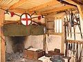 Recreated guardhouse interior